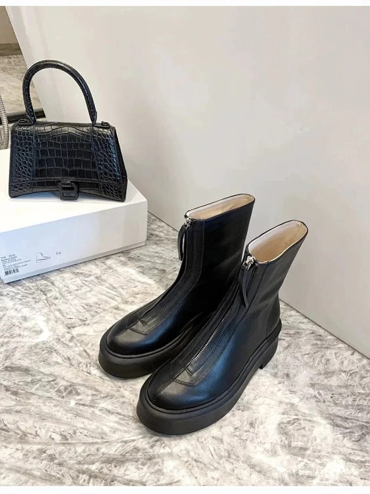 MW | Leder-Stiefeletten