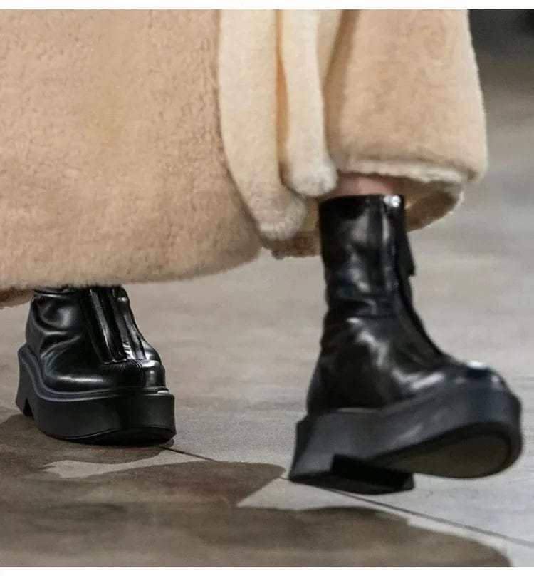 MW | Leder-Stiefeletten