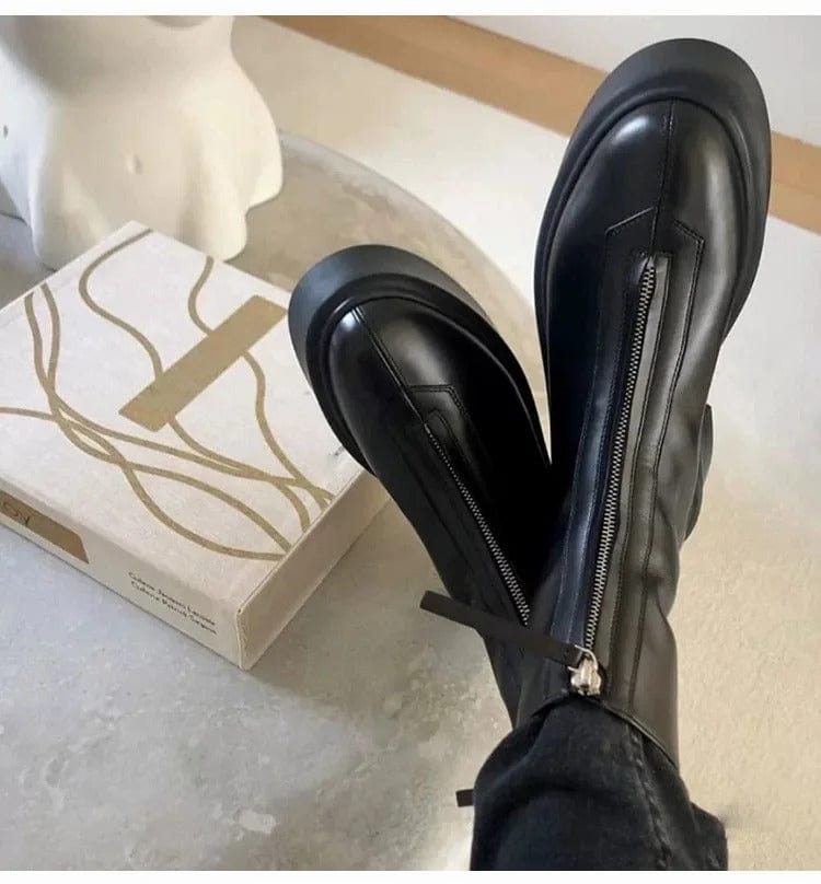MW | Leder-Stiefeletten