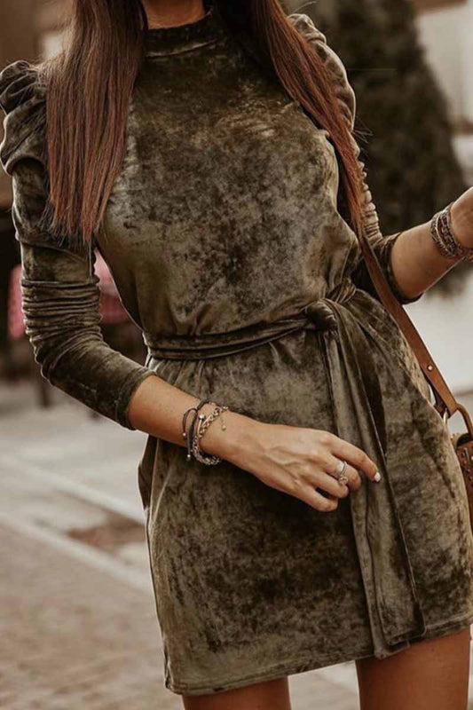 MW | Florcoo Lässig Sexy Langarm Mini Kleid(4 Farben)
