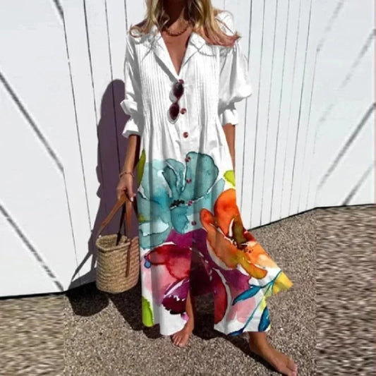 MW | Klassisches Boho-Maxikleid