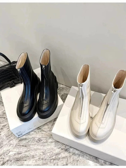 MW | Leder-Stiefeletten